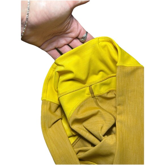 Lululemon Early Extension High-Rise Tight *28" Fools Gold /Honey Lemon Size 12 - Picture 4 of 8